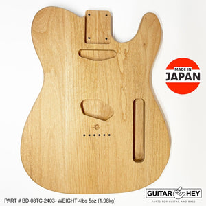 NEW Hosco JAPAN Unfinished Unsanded Telecaster Body MIJ - 2 Piece Alder #TC-2403