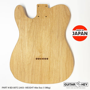 NEW Hosco JAPAN Unfinished Unsanded Telecaster Body MIJ - 2 Piece Alder #TC-2403