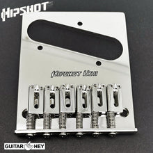 Load image into Gallery viewer, NEW Hipshot Telecaster® Retrofit Bridge 3 Mount Hole - Bender - STAINLESS STEEL