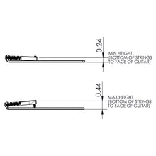 Load image into Gallery viewer, NEW Hipshot Telecaster® Retrofit Bridge 3 Mount Hole - Bender - STAINLESS STEEL