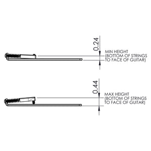 NEW Hipshot Telecaster® Retrofit Bridge 3 Mount Hole - Bender - STAINLESS STEEL