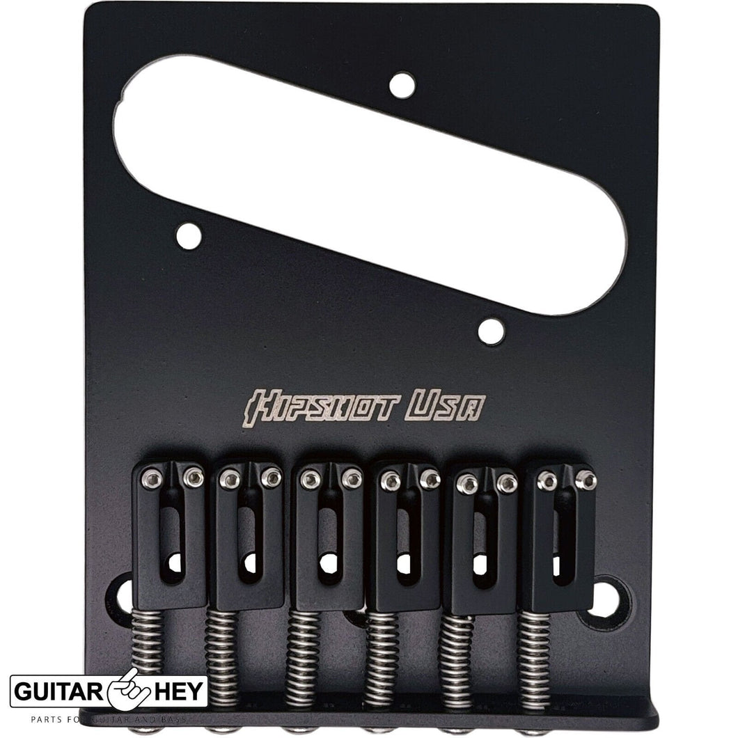 NEW Hipshot Telecaster® Retrofit Bridge 3 Mount Hole - Bender - BLACK