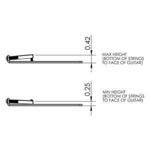 NEW Hipshot Telecaster® Retrofit Bridge 4 Mount Hole - Bender - BLACK