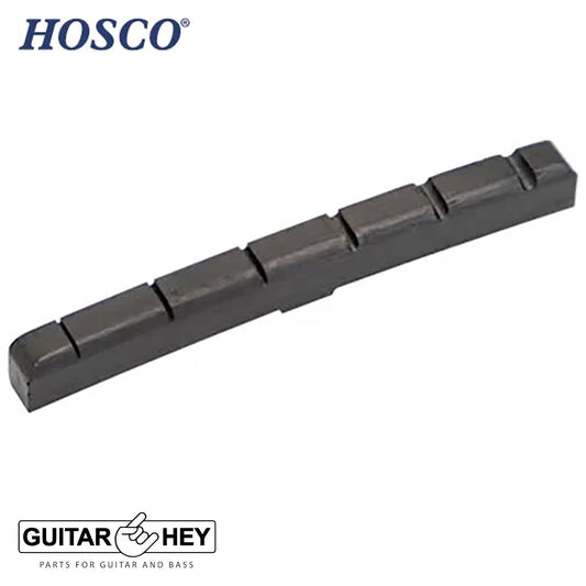 NEW Hosco Black Bone Nut for Fender 7.25" Radius Pre-slotted and Shaped 42.86mm