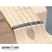 Load image into Gallery viewer, NEW Hosco Black Bone Nut for Fender 7.25&quot; Radius Pre-slotted and Shaped 42.86mm