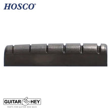 Load image into Gallery viewer, NEW Hosco Black Bone Nut for Gibson Style Pre-slotted and Shaped 43.4mm 1-45/64&quot;