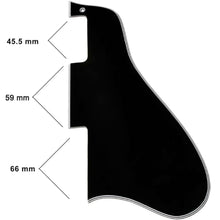 Carregar imagem no visualizador da galeria, NEW Long Style Pickguard for Gibson ES-335 Guitar - 5-ply - BLACK