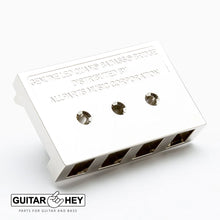 Load image into Gallery viewer, NEW Leo Quan® Badass I™ Bass Bridge for 4-string BC Rich Spector Kramer, NICKEL