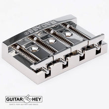Load image into Gallery viewer, NEW Leo Quan® Badass I™ Bass Bridge for 4-string BC Rich Spector Kramer - CHROME