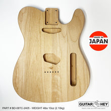 Load image into Gallery viewer, NEW Hosco JAPAN Unfinished Unsanded Telecaster Body MIJ - 2 Piece Alder #TC-2405