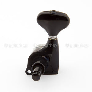 NEW Gotoh SGL510Z-L5 MGT DELTA Locking Tuning Keys, 21:1 Ratio Set 3x3 - BLACK