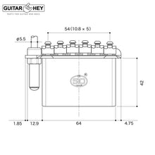 Load image into Gallery viewer, NEW Gotoh 510T-LS1 Bridge 2 Point Tremolo w/ Steel Locking Saddles - CHROME