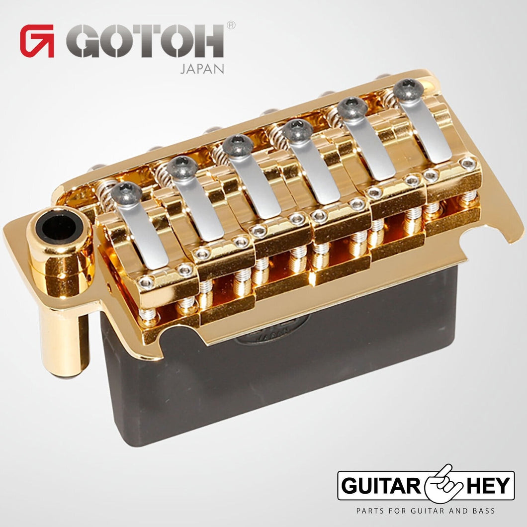 NEW Gotoh 510T-LS1 Bridge 2 Point Tremolo w/ Steel Locking Saddles - GOLD