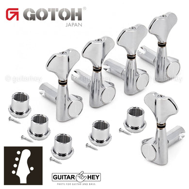 NEW Gotoh GB707 5-String Bass Machine Heads Set L4+R1 TUNERS 4x1 - CHROME