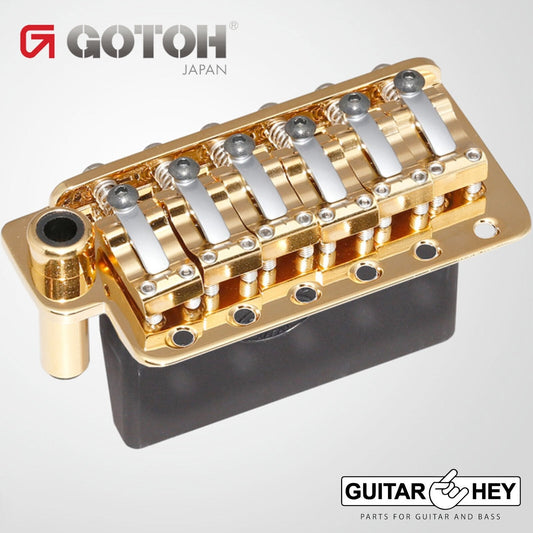 NEW Gotoh 510T-LS2 Bridge Tremolo Bridge w/ Locking Steel Saddles - GOLD