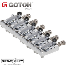 Load image into Gallery viewer, NEW Gotoh LS105 Set of 6 Steel Tremolo/Bridge Locking Saddles 10.5mm - CHROME