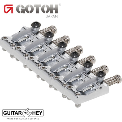 NEW Gotoh LS105 Set of 6 Steel Tremolo/Bridge Locking Saddles 10.5mm - CHROME