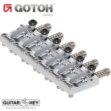 Carregar imagem no visualizador da galeria, NEW Gotoh LS108 Set of 6 Steel Tremolo/Bridge Locking Saddles 10.8mm - CHROME