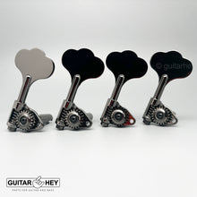 Carregar imagem no visualizador da galeria, NEW Gotoh GBU510C-9 Compact Bass Machine Heads 4-in-line Tuners - COSMO BLACK