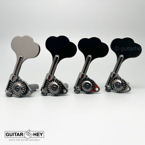 NEW Gotoh GBU510C-9 Compact Bass Machine Heads 4-in-line Tuners - COSMO BLACK