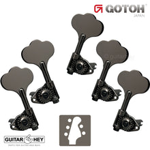 Load image into Gallery viewer, NEW Gotoh GBU510C-9 Compact Bass 5-String L3+R2 Tuners Open-Gear 3x2 COSMO BLACK