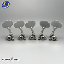 Load image into Gallery viewer, NEW Gotoh GBU510C-9 Compact Bass 5-String Tuners Open-Gear 2x3, ANTIQUE X-NICKEL