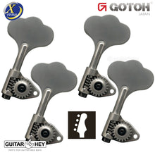 Load image into Gallery viewer, NEW Gotoh GBU510C-9 Compact Bass 4-String Tuners Open-Gear Right Handed X-NICKEL