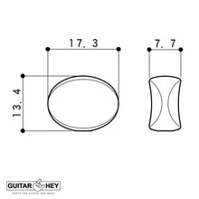 Carregar imagem no visualizador da galeria, NEW Gotoh SE770-05M OPEN-GEAR Tuning Keys L3+R3 w/ screws 3x3 Tuners - NICKEL