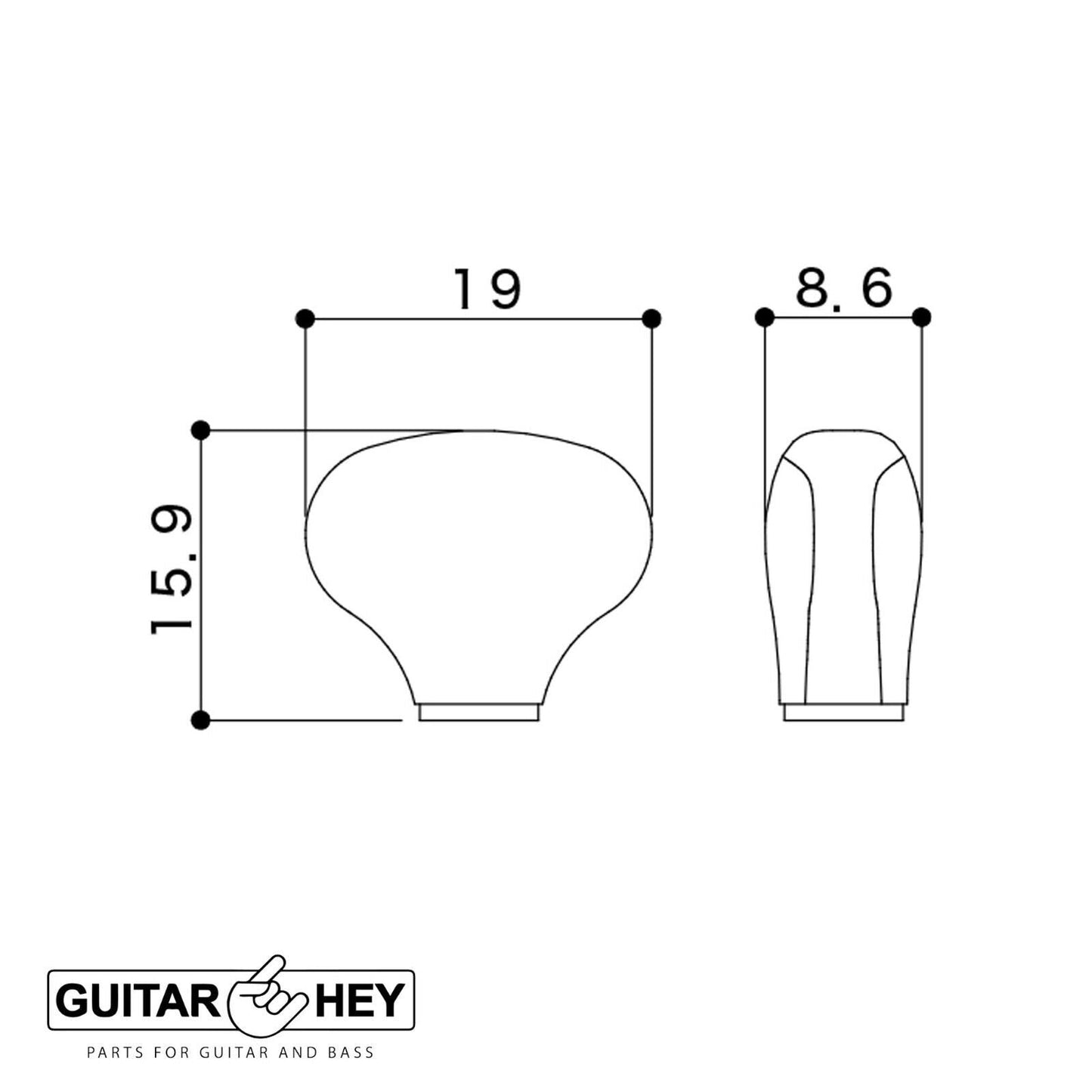 NEW Gotoh SGS510Z-TS5 Super Machine 6 in Line Mini Tuners Right-Handed 18:1 GOLD