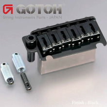 Load image into Gallery viewer, NEW Gotoh 510TS-FE1 Non-locking 2 Point Tremolo Bridge Steel Block - BLACK