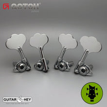 Load image into Gallery viewer, NEW Gotoh GBU510C-9 Compact Bass L2+R2 Tuners Clover Key 2x2 - CHROME