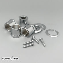 Carregar imagem no visualizador da galeria, NEW Gotoh GBU510C-9 Compact Bass 4-in-line Tuners RIGHT-HANDED - CHROME