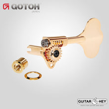 Load image into Gallery viewer, NEW Gotoh GBU510C-9 Compact Bass 4-in-line Tuners RIGHT-HANDED - GOLD