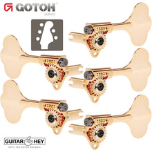 Load image into Gallery viewer, NEW Gotoh GBU510C-9 Compact Bass 5-String L3+R2 Tuners Clover Key 3x2 - GOLD