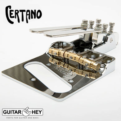 NEW Certano T-Bender™ B&G Bender Bridge for Tele® Telecaster® - CHROME