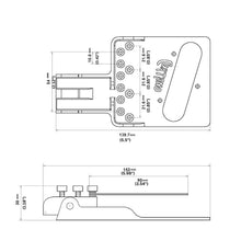 Carregar imagem no visualizador da galeria, NEW Certano T-Bender™ B&amp;G Bender Bridge for Tele® Telecaster® - CHROME