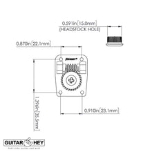 Load image into Gallery viewer, NEW Hipshot BT10 LEFTY Bass Extender D-Tuner Tuning for Japanese Fender - NICKEL