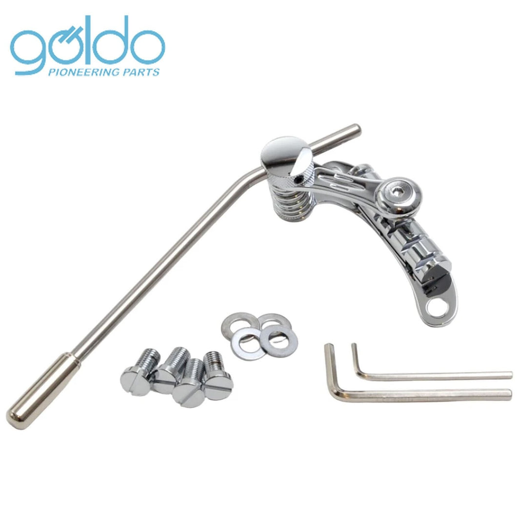 NEW Goldo TLT1 Tremolo w/ Metric and SAE studs: M8 and 5/16-24 - CHROME