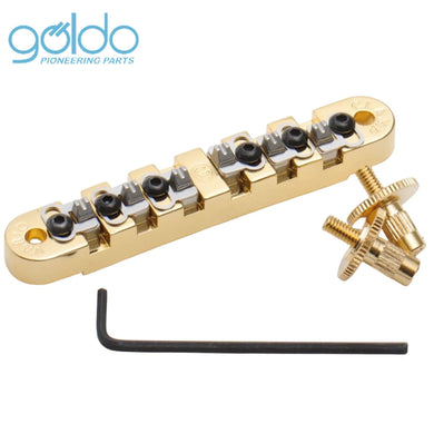 NEW Goldo HWGV VarioClamp Aluminum Alloy Bridge w/ Hardened Steel Saddles - GOLD