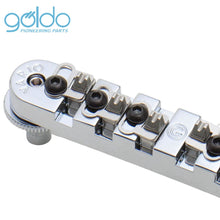 Load image into Gallery viewer, NEW Goldo HWGV VarioClamp Aluminum Alloy Bridge w/ Hardened Steel Saddles CHROME