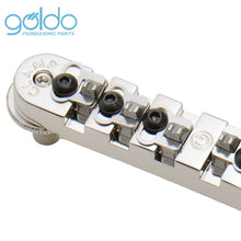 Load image into Gallery viewer, NEW Goldo HWGV VarioClamp Aluminum Alloy Bridge w/ Hardened Steel Saddles NICKEL