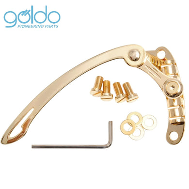 NEW Goldo TLT2 Tremolo w/ Metric and SAE studs: M8 and 5/16-24 - GOLD