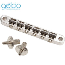 Carregar imagem no visualizador da galeria, NEW Goldo HWG2 3-Point Vario Steel Saddle Bridge - NICKEL