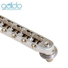 Load image into Gallery viewer, NEW Goldo HWG2 3-Point Vario Steel Saddle Bridge - NICKEL