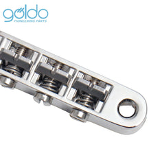 Load image into Gallery viewer, NEW Goldo HWG2 3-Point Vario Steel Saddle Bridge - CHROME