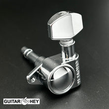 Carregar imagem no visualizador da galeria, NEW Grover 106 Original Locking Rotomatic Tuners SMALL Hex Buttons 3x3 - CHROME