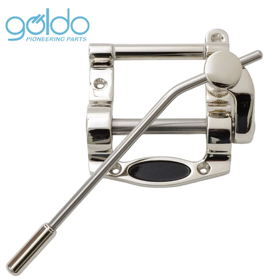 NEW Goldo TGD5 - G5 Tremolo Short - Aluminum - BIGSBY B5 Style - NICKEL