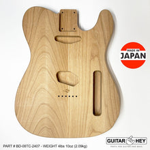 Load image into Gallery viewer, NEW Hosco JAPAN Unfinished Unsanded Telecaster Body MIJ - 2 Piece Alder #TC-2407