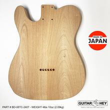 Load image into Gallery viewer, NEW Hosco JAPAN Unfinished Unsanded Telecaster Body MIJ - 2 Piece Alder #TC-2407