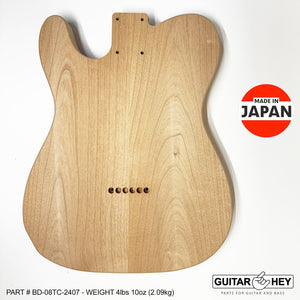 NEW Hosco JAPAN Unfinished Unsanded Telecaster Body MIJ - 2 Piece Alder #TC-2407